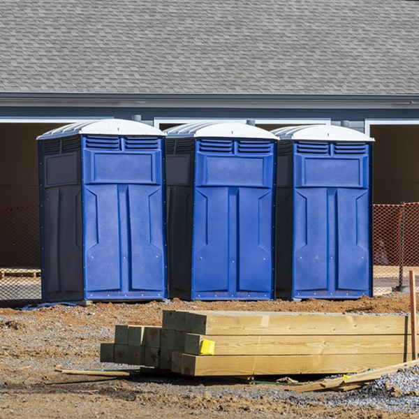 what is the maximum capacity for a single porta potty in Sunshine New Mexico